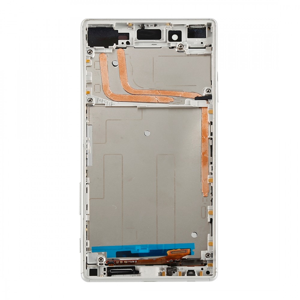 LCD Screen and Digitizer Full Assembly with Frame for Sony Xperia Z5(White) Sony Replacement Parts Sony Xperia Z5